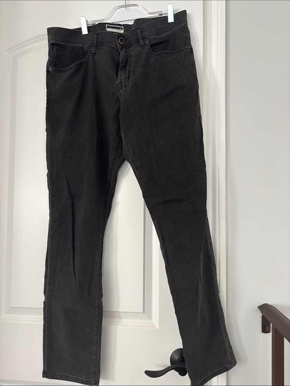 Travis Mathew Men's Lightweight Straight Black Jeans